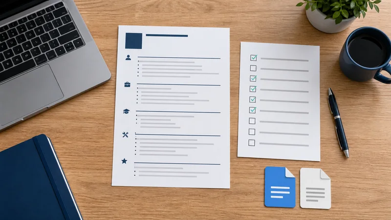A final check should cover the file, reading order, evidence, links and application instructions.